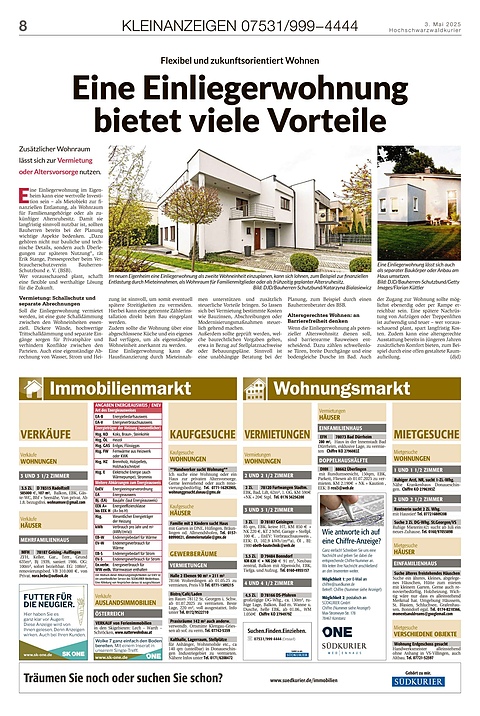 Kleinanzeigen 07531999-4444