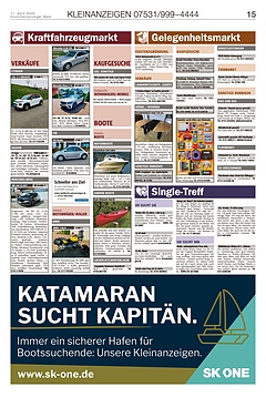 Kleinanzeigen 07531999-4444