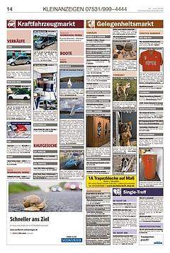 Kleinanzeigen 07531999-4444