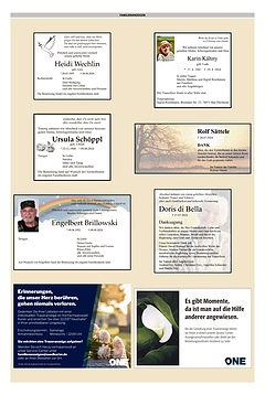 Familienanzeigen