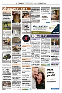 Kleinanzeigen 07531999-4444