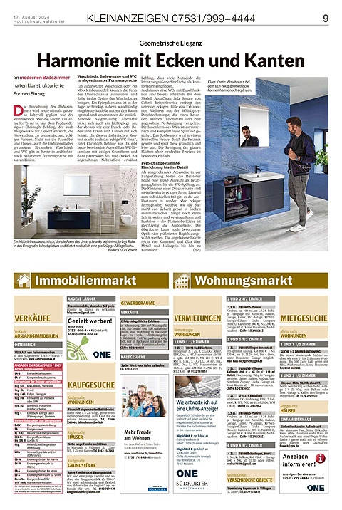 Kleinanzeigen 07531999-4444