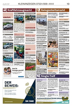 Kleinanzeigen 07531999-4444