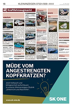 Kleinanzeigen 07531999-4444