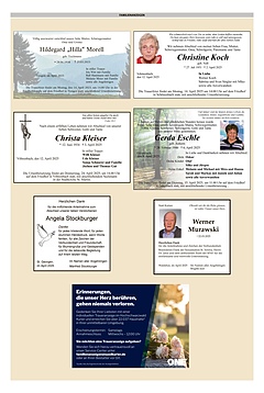 Familienanzeigen