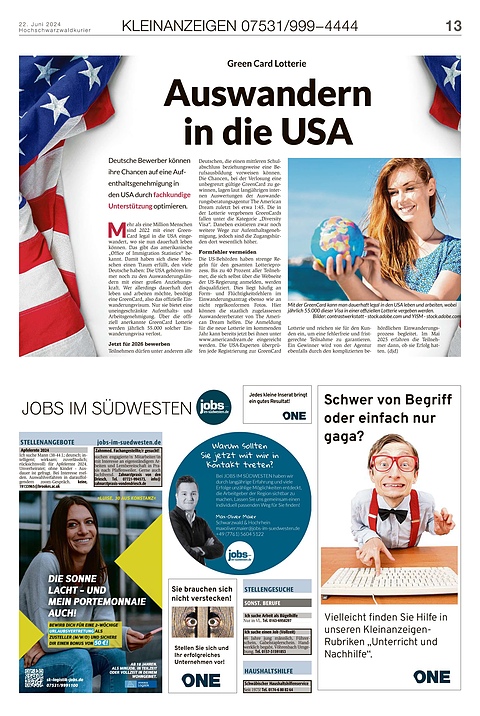 Kleinanzeigen 07531999-4444