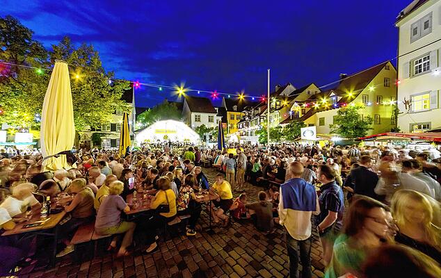 Am Wochenende findet in Meersburg das Bodensee-Weinfest statt.