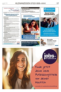 Kleinanzeigen 07531999-4444