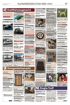 Kleinanzeigen 07531999-4444