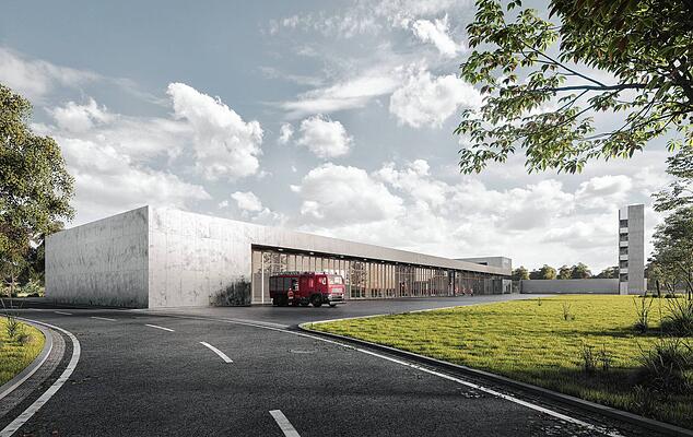 Der Entwurf des Architekturbüros Dasch, Zürn und Partner ging 2019 als Sieger eines Wettbewerbs hervor.
