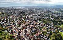 Der Wollmatinger Ortskern in der Mitte des Bildes. Geht es nach der CDU-Fraktion im Gemeinderat, k&ouml;nnte Wollmatingen mit den Stadtteilen F&uuml;rstenberg und Industriegebiet bald einen eigenen Ortschaftsrat haben. Dies h&auml;tte weitreichende Folgen.