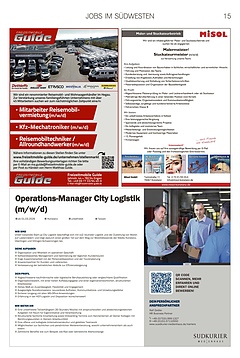 Jobs im S&uuml;dwesten