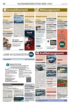 Kleinanzeigen 07531999-4444