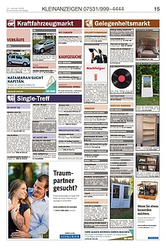 Kleinanzeigen 07531999-4444