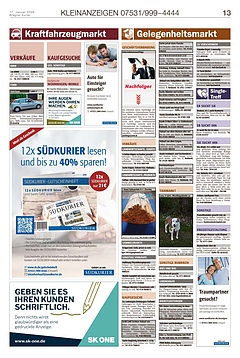 Kleinanzeigen 07531999-4444