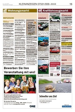 Kleinanzeigen 07531999-4444