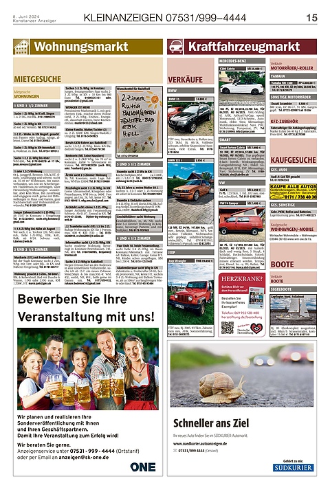 Kleinanzeigen 07531999-4444