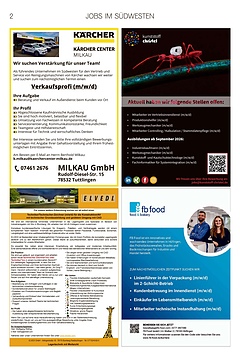 Jobs im S&uuml;dwesten