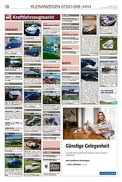 Kleinanzeigen 07531999-4444