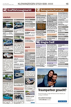 Kleinanzeigen 07531999-4444