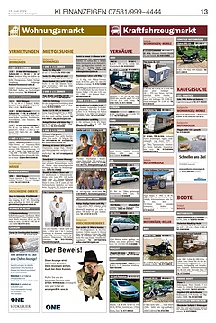 Kleinanzeigen 07531999-4444