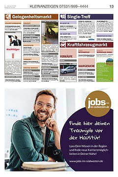 Kleinanzeigen 07531999-4444