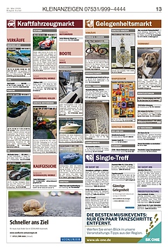 Kleinanzeigen 07531999-4444
