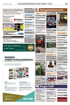 Kleinanzeigen 07531999-4444