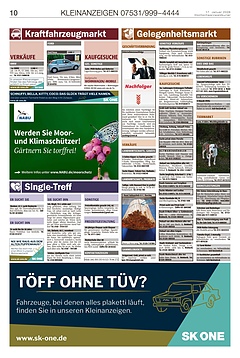 Kleinanzeigen 07531999-4444