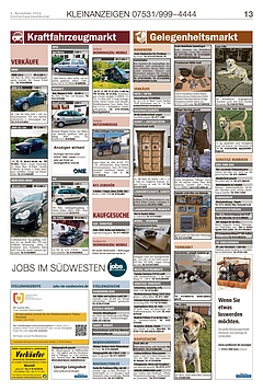 Kleinanzeigen 07531999-4444