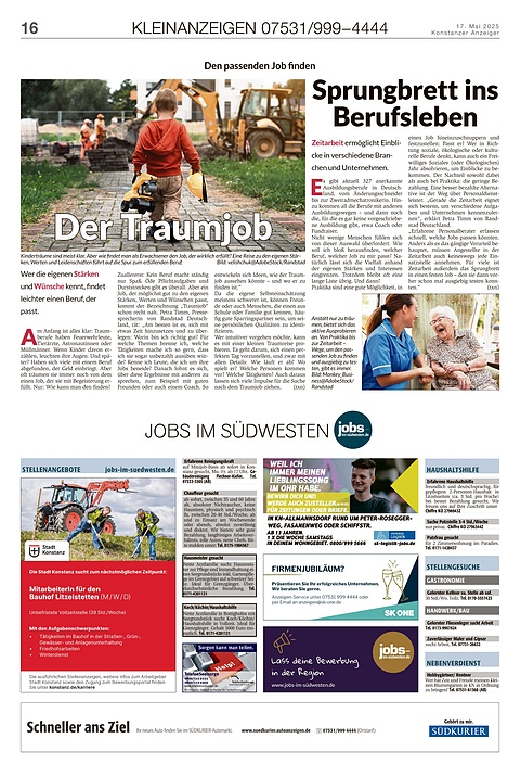 Kleinanzeigen 07531999-4444