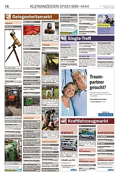 Kleinanzeigen 07531999-4444