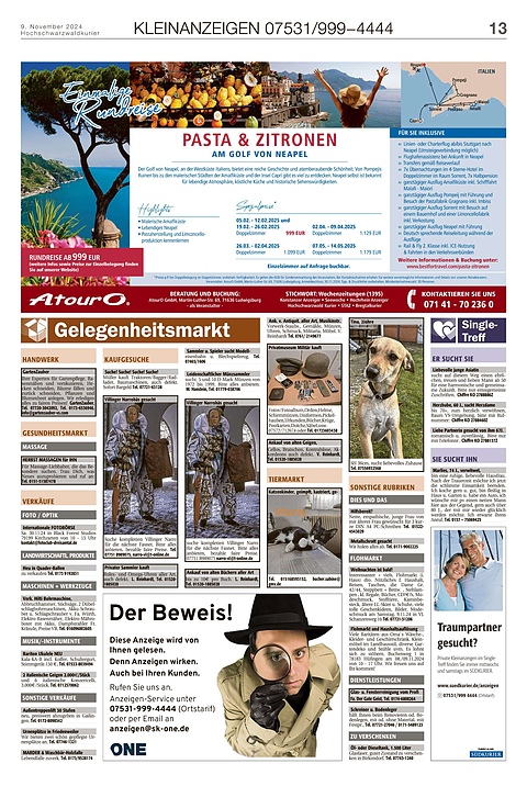 Kleinanzeigen 07531999-4444