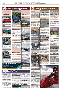 Kleinanzeigen 07531999-4444