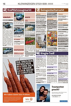 Kleinanzeigen 07531999-4444