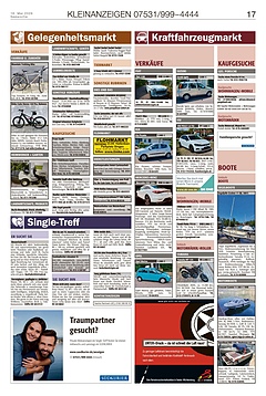 Kleinanzeigen 07531999-4444