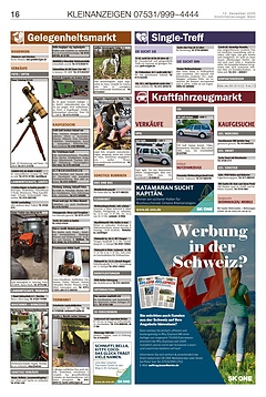 Kleinanzeigen 07531999-4444