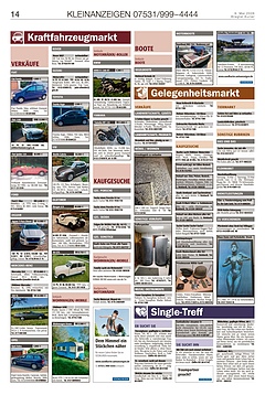 Kleinanzeigen 07531999-4444