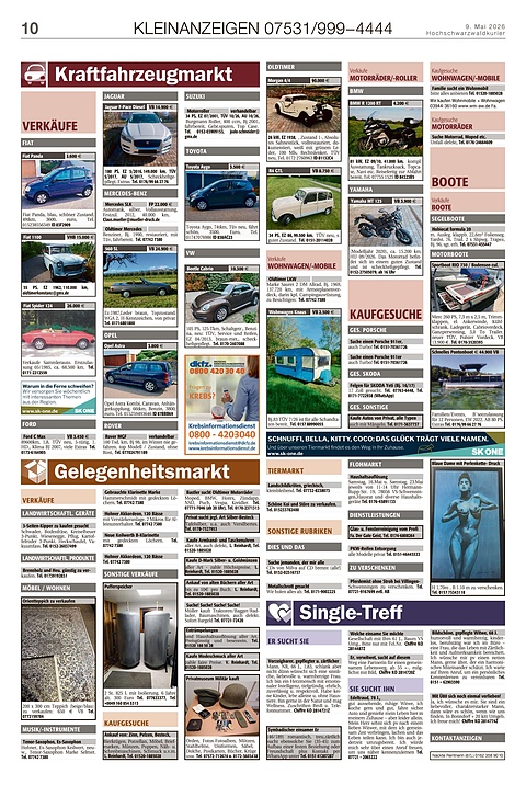 Kleinanzeigen 07531999-4444