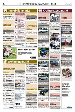 Kleinanzeigen 07531999-4444