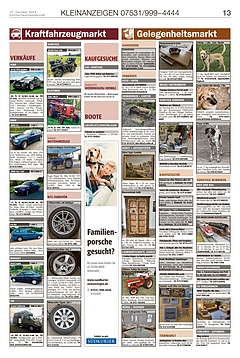 Kleinanzeigen 07531999-4444