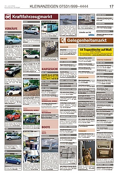 Kleinanzeigen 07531999-4444