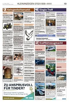 Kleinanzeigen 07531999-4444