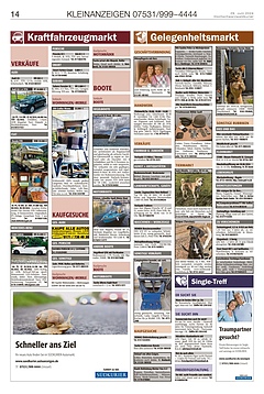 Kleinanzeigen 07531999-4444
