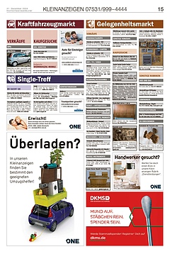 Kleinanzeigen 07531999-4444