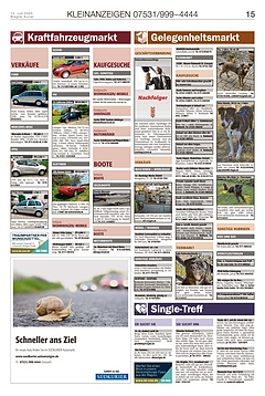 Kleinanzeigen 07531999-4444