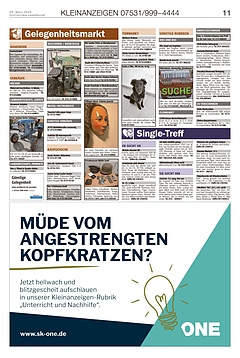 Kleinanzeigen 07531999-4444
