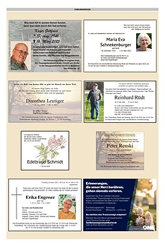 Familienanzeigen