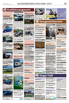 Kleinanzeigen 07531999-4444