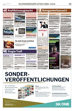 Kleinanzeigen 07531999-4444